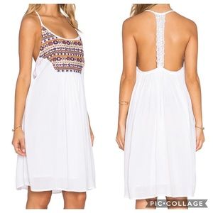 NWT [RAGA] Embroidered Gauze Dress